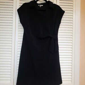 Cable and Gauge Sport Black Collard Wrap Style Dress